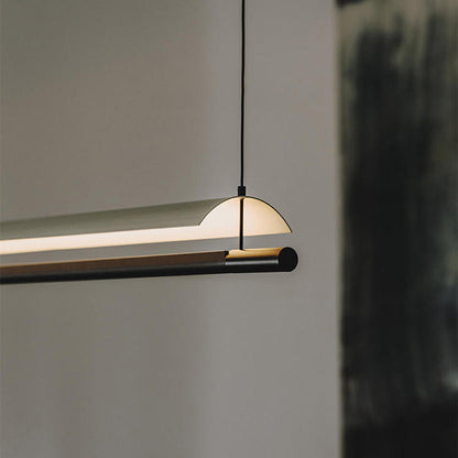 Warm Ambience Metal Pendant Light in Cream Shade