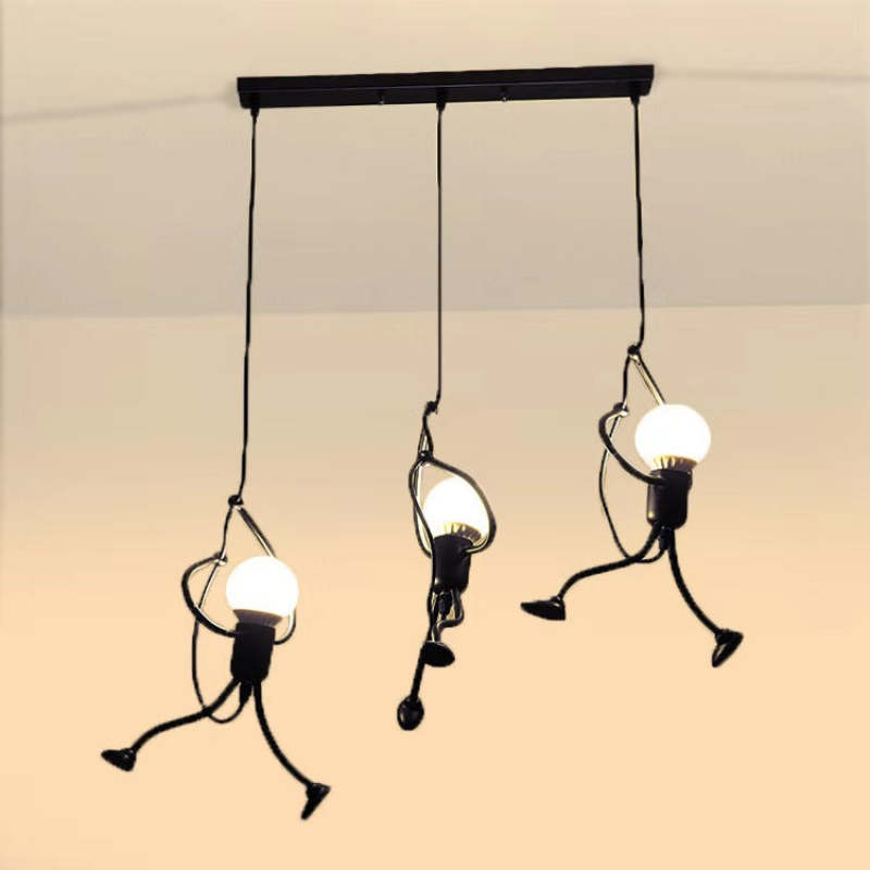 Modern Retro Black Pendant Light For Living Rooms Cozy