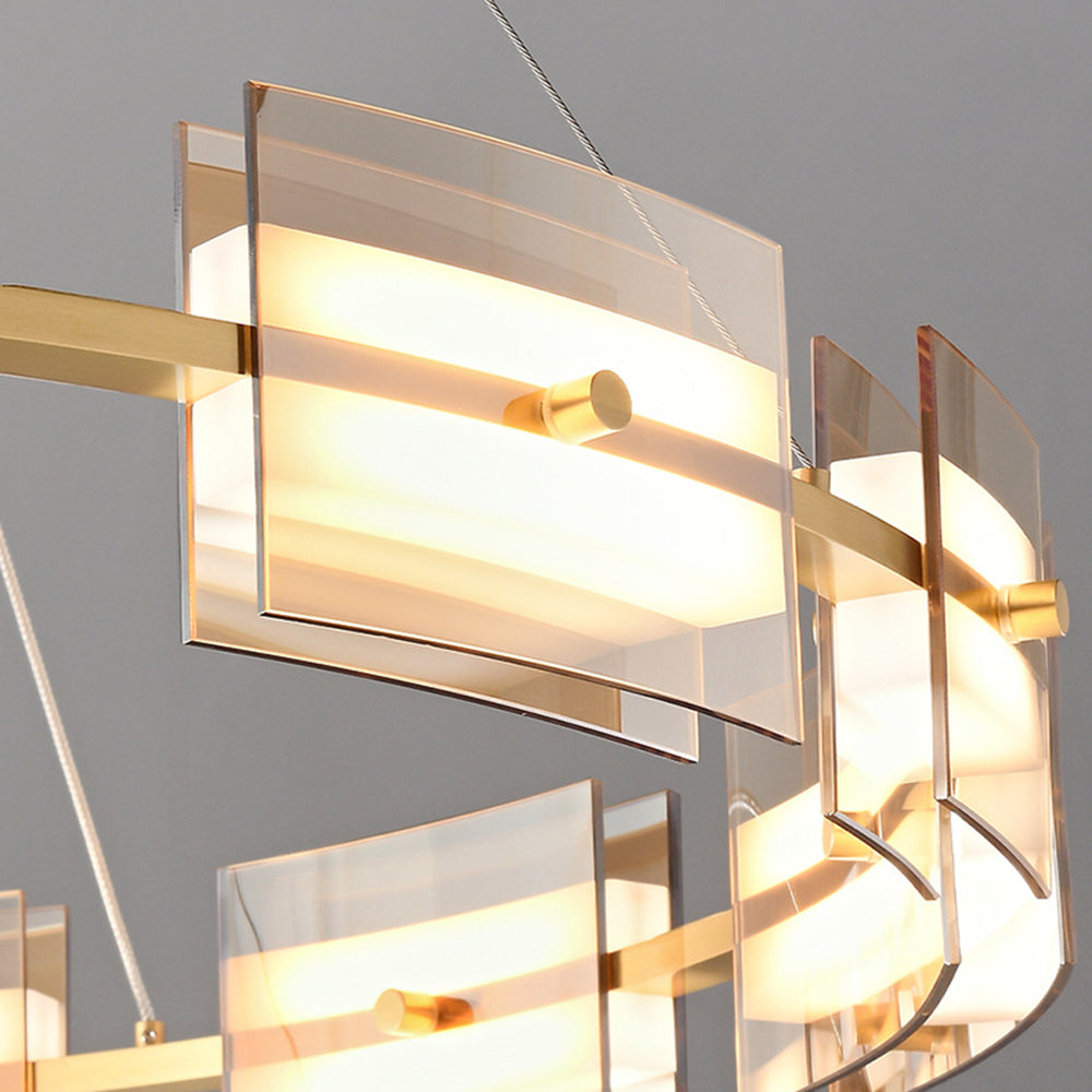 LED Bulbs Minimalist Ring Pendant Light