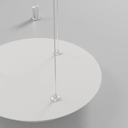 Black Or White Modern Round Pendant Light For Dining Room