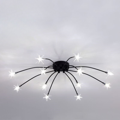Flush Mount Ceiling Light Aurora Starry Art Deco