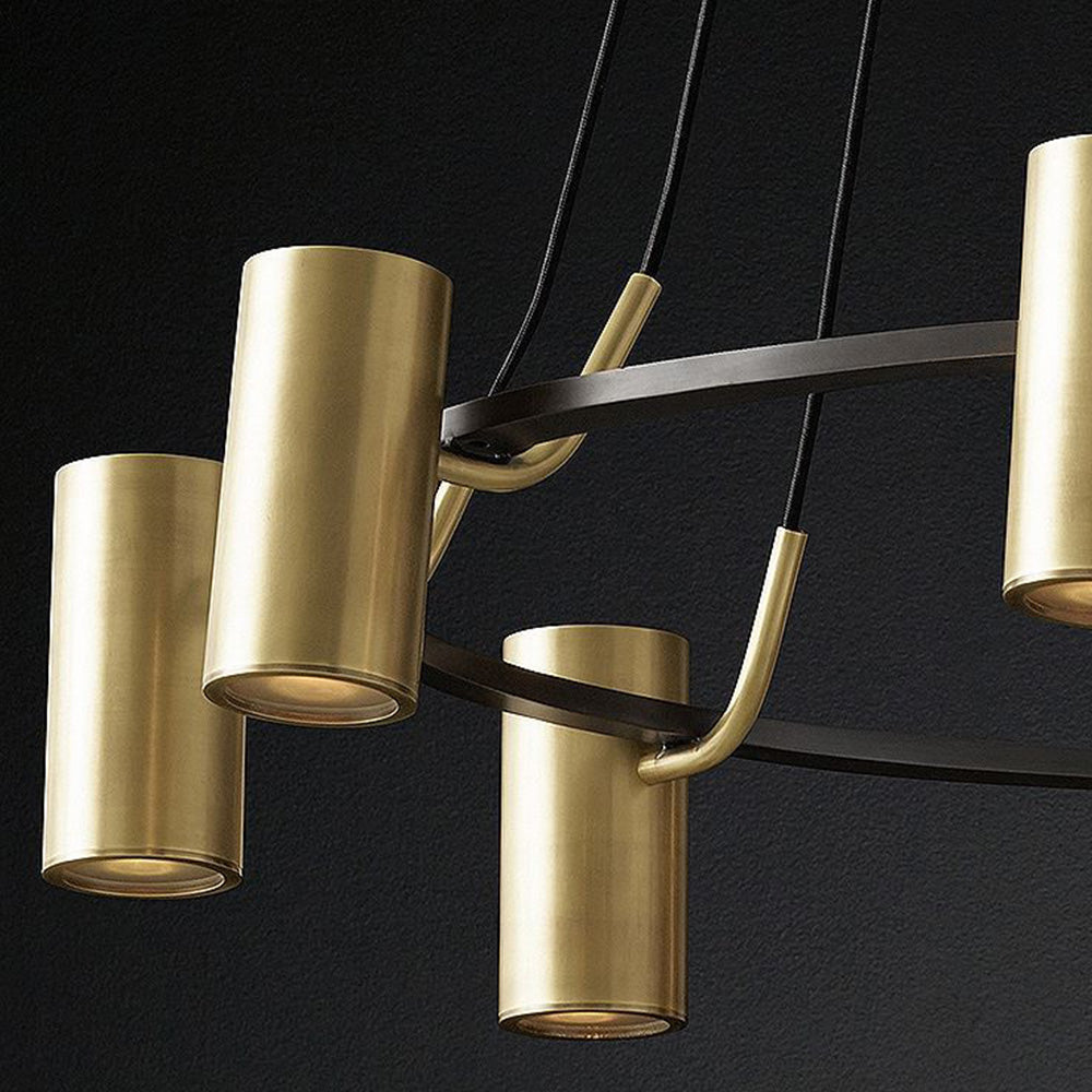 Pendant Gold Light With Glow White Warm
