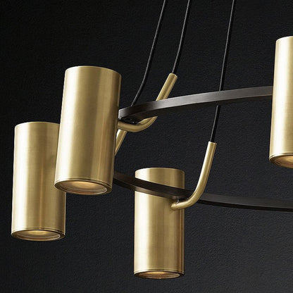 Pendant Gold Light With Glow White Warm