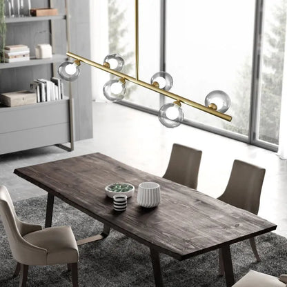Ambient Dining Illumination Nordic Linear Pendant Light