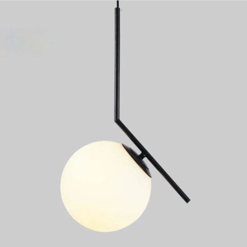 Glass And Metal Globe Pendant Light For Ambience Arisha
