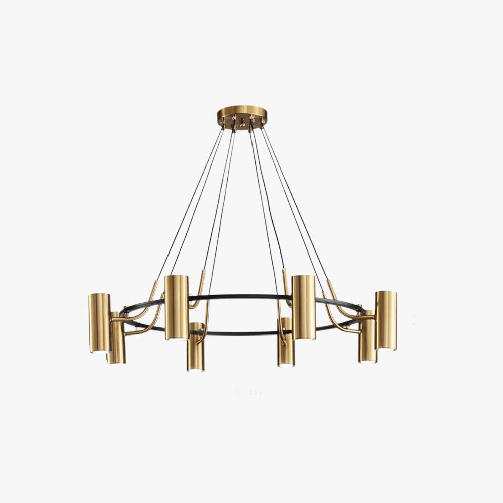 Pendant Gold Light With Glow White Warm