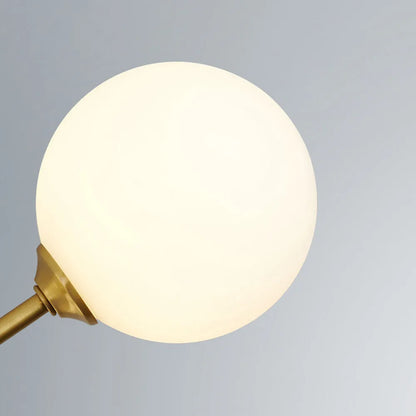 Pendant Light in Modern Copper and Black Glass Shade