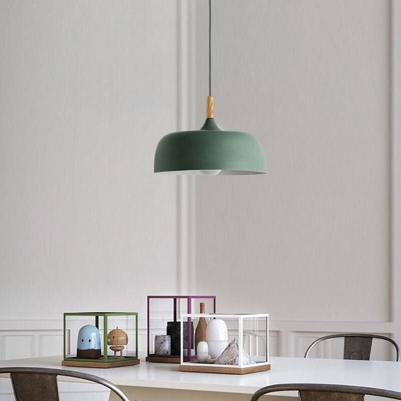 Dining Room Modern Dome Pendant Light With Soft Glow