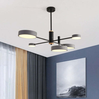 Warm Glow Pendant Light With Metal Frame Elegant
