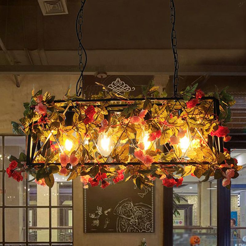Ambient Glow Plant Pendant Light Rustic Art Deco