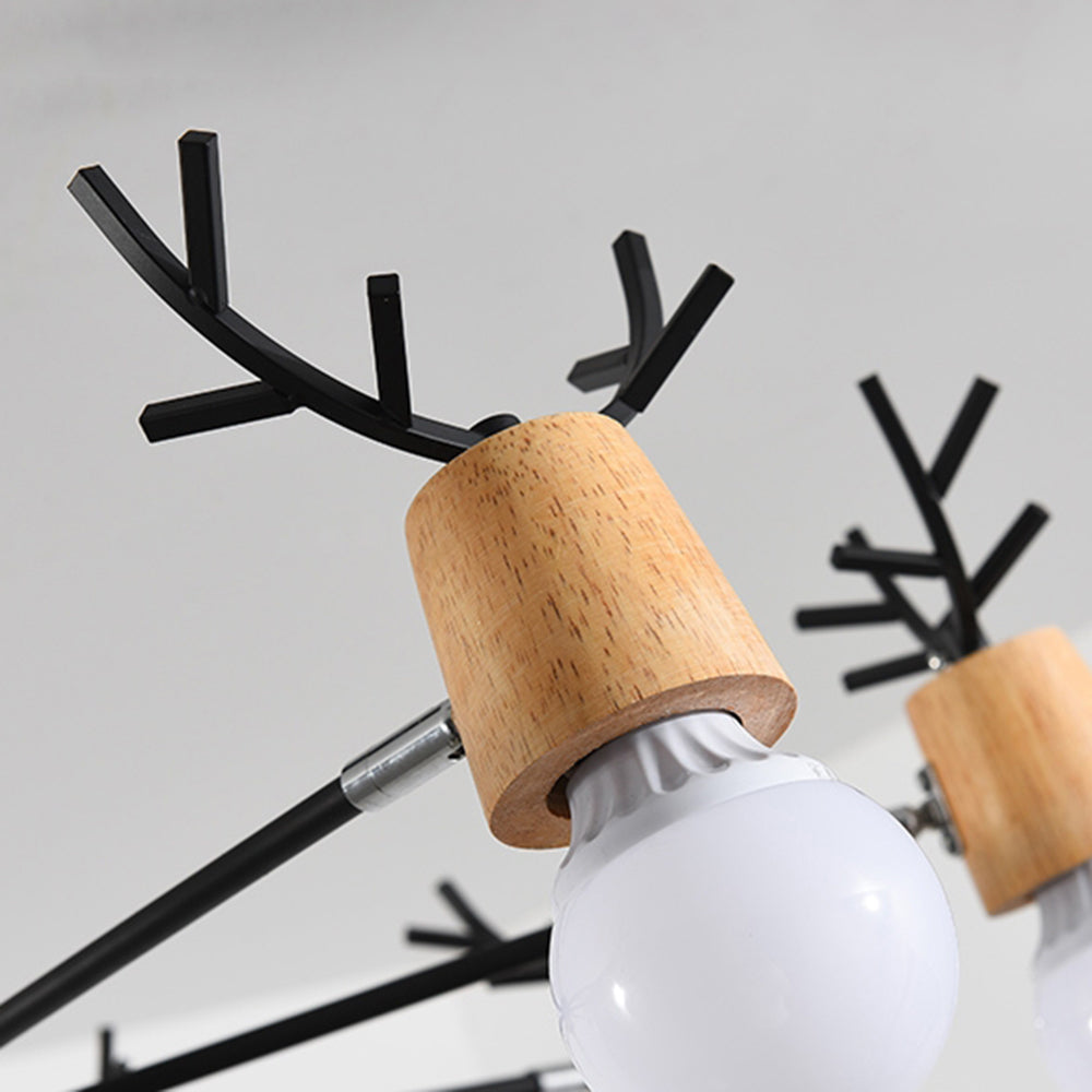 Soft Ambient Glow Deer Pendant Light