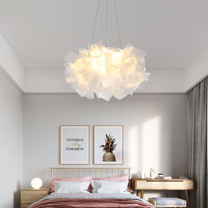 Soft Glow Floral Pendant Light In Six Colors