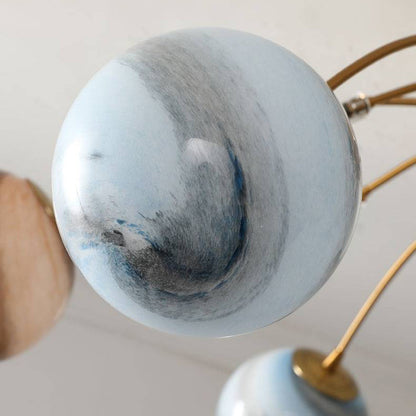Modern Flush Mount Ceiling Light For Living Room Luma Orbit