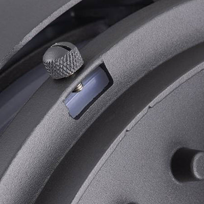 Outdoor Wall Light LED Circular Disc Metal Black