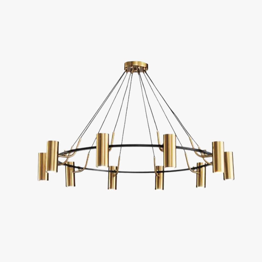 Pendant Gold Light With Glow White Warm