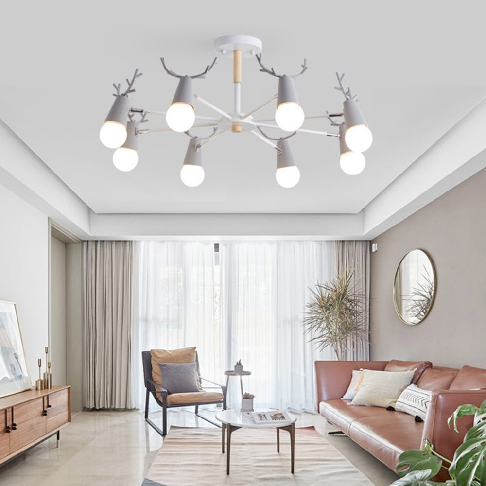 Soft Ambient Glow Deer Pendant Light