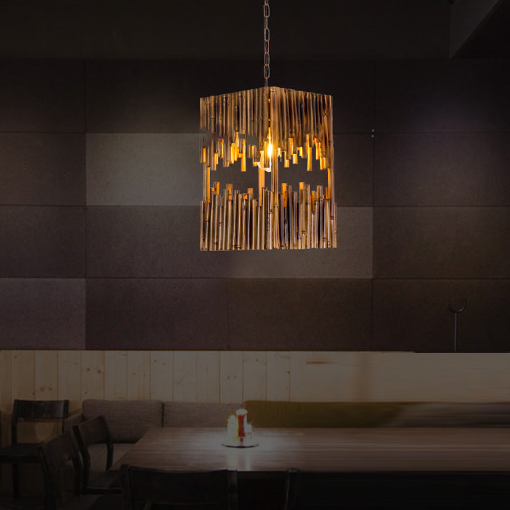 Ambience Delivers Vintage Pendant Light Rectangular