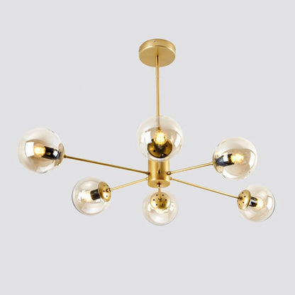Black Gold Nordic Pendant Light for Cozy Ambience
