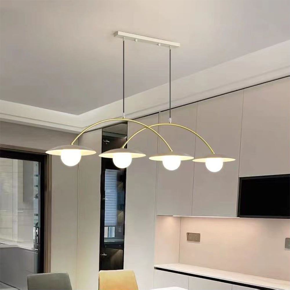 Pendant Light Elegant Metal Cluster With Ambient Glow
