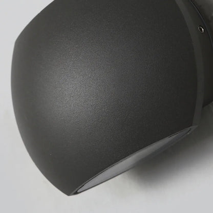 Black Grey IP65 Outdoor Metal Geometric Wall Light