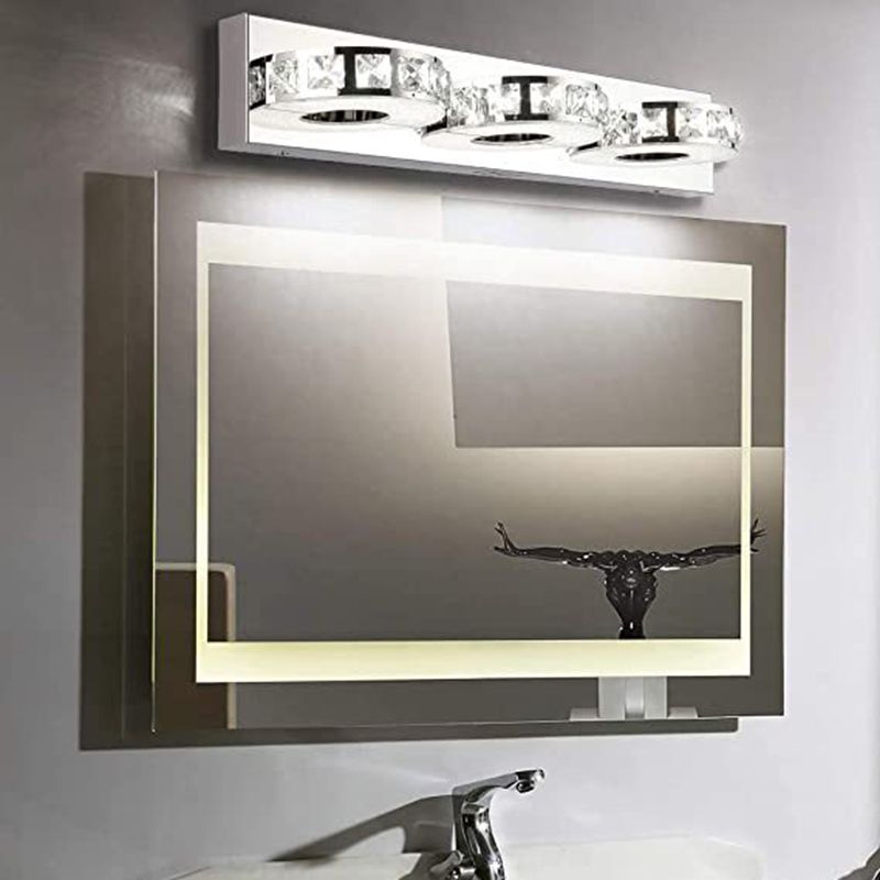 Indoor Wall Light Metal Cylindrical Silver For Use
