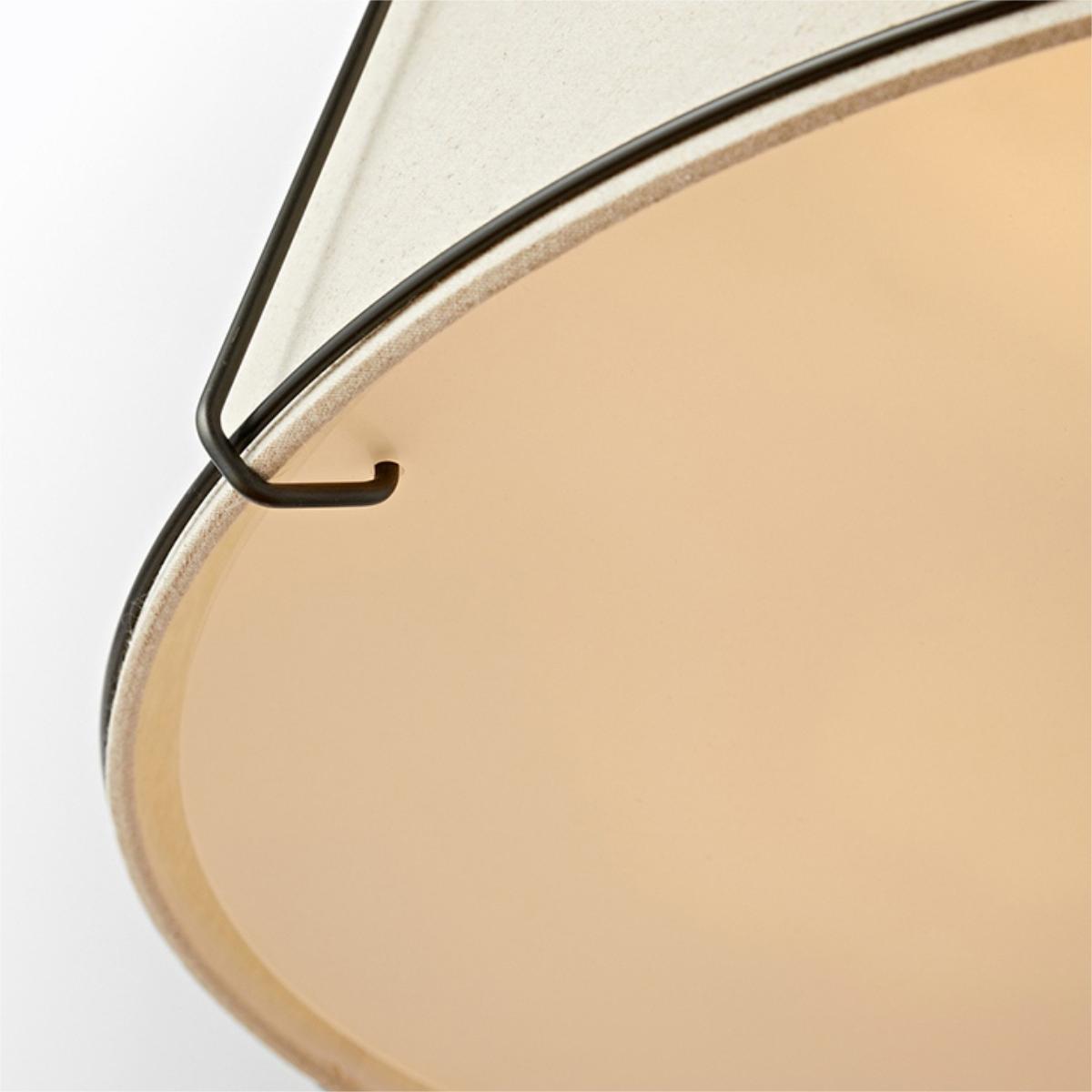 Soft Ambient Glow Conical Fabric Pendant Light