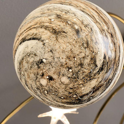 Modern Flush Mount Ceiling Light For Living Room Luma Orbit