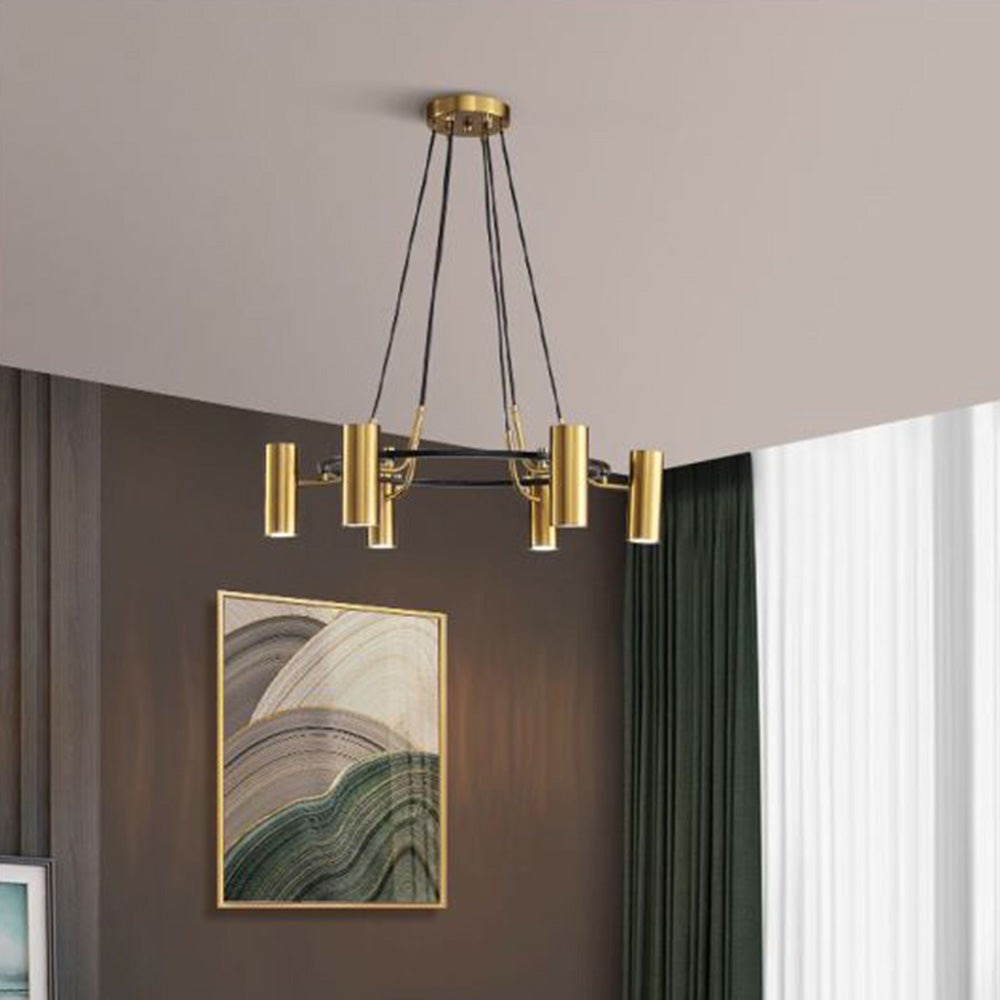 Pendant Gold Light With Glow White Warm