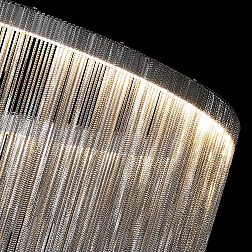 Wall Lamp for Living Room Modern Silver Tassel Chain