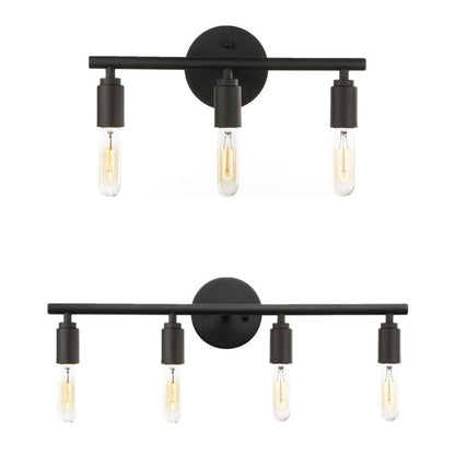 Bathroom Dimmable IP44 Black Modern Glass Wall Light