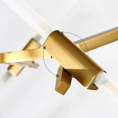 Dual Finishes Rotatable Pendant Light Arisha