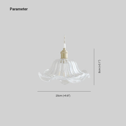 Timeless Elegance Art Deco Brass Glass Pendant Light