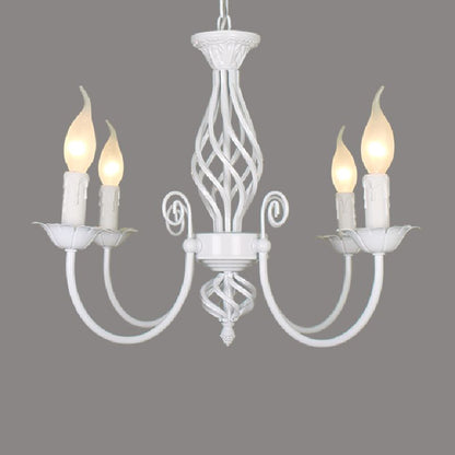 Pendant Light in Retro Candle Style for Dining Ambience
