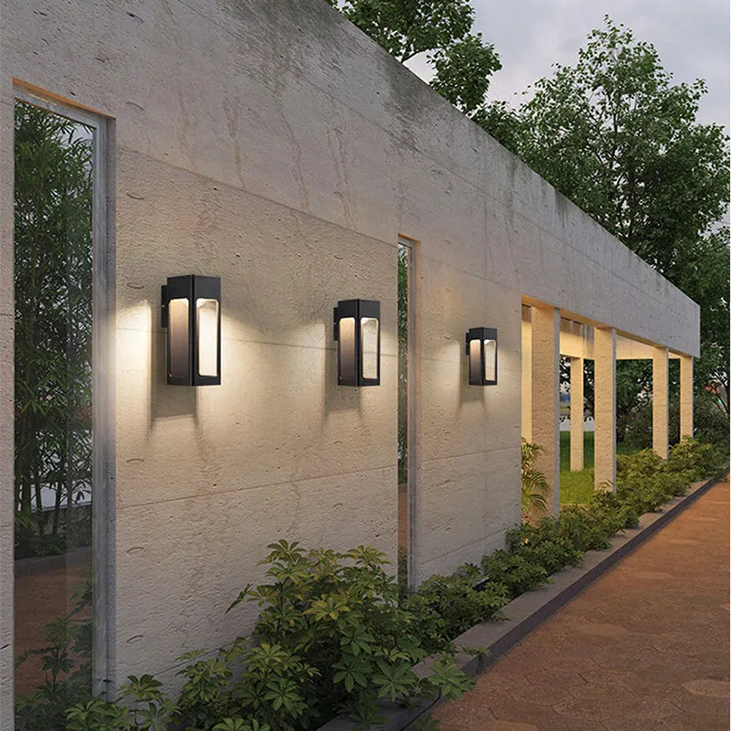 IP65 Waterproof Geometric Outdoor Wall Light For Corridor Or Garden