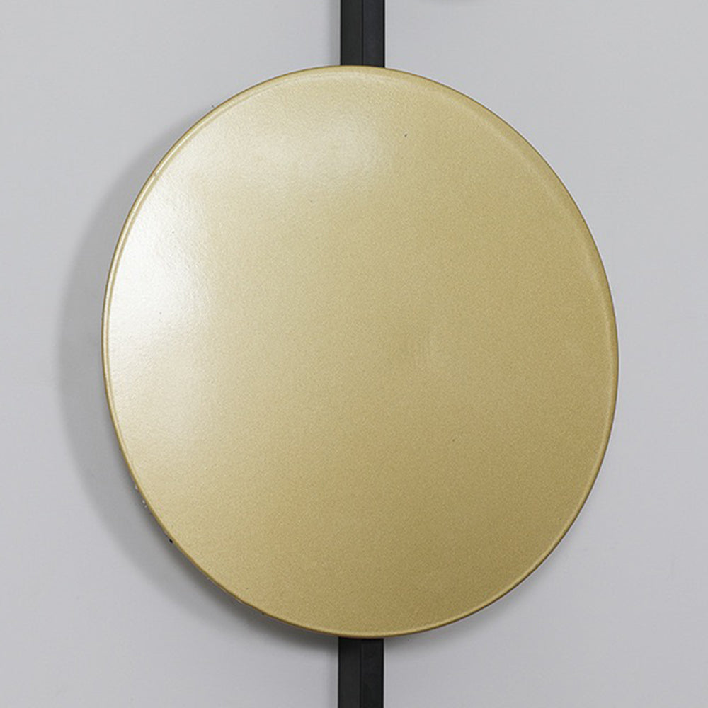 Metal Wall Light For Living Rooms Prism Circular Art Deco