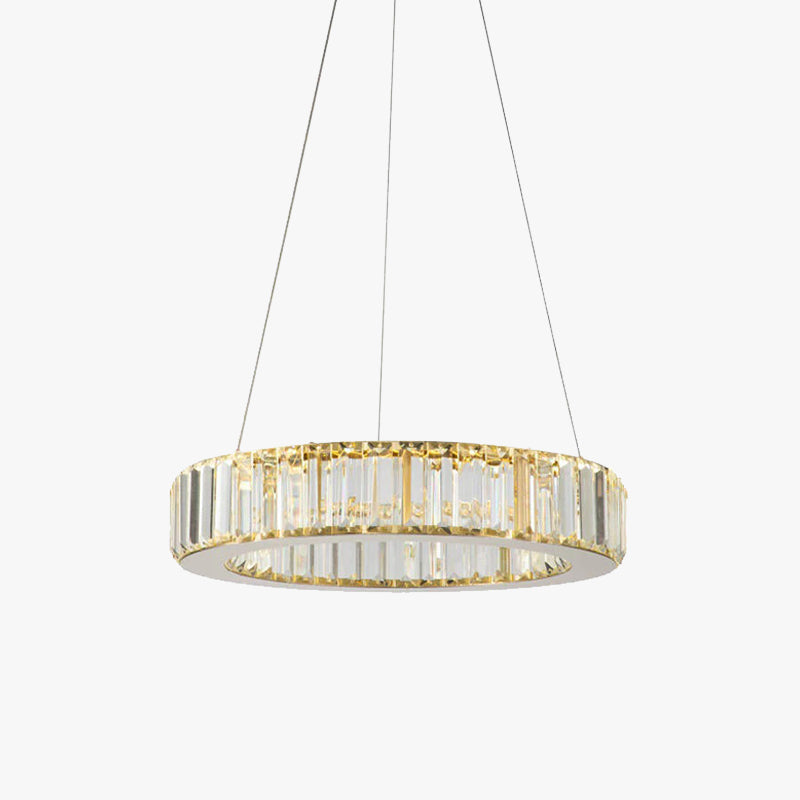 Elegant Ambience Round Crystal Pendant Light