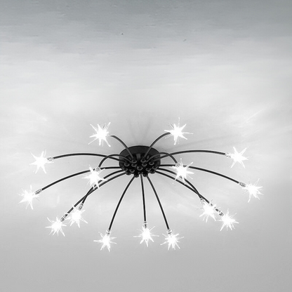 Flush Mount Ceiling Light Aurora Starry Art Deco