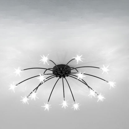 Flush Mount Ceiling Light Aurora Starry Art Deco