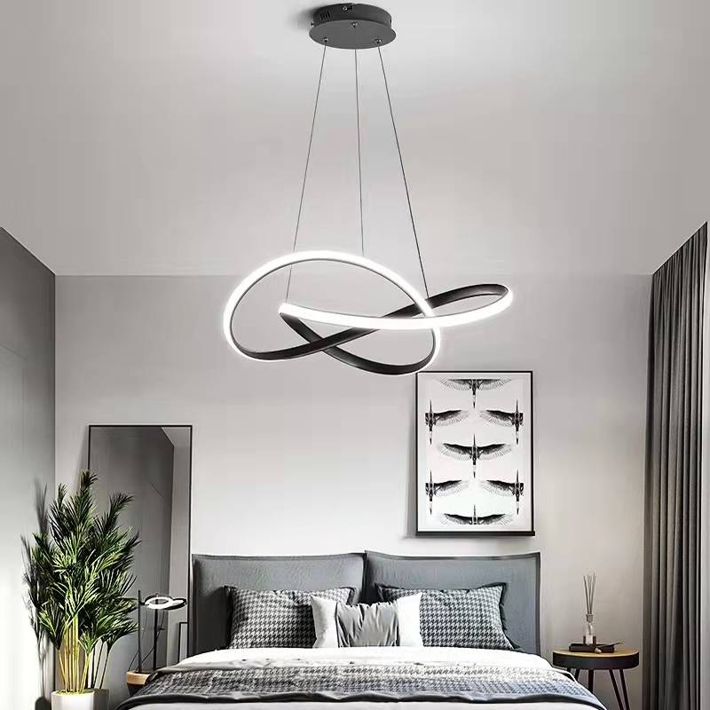 Modern Linear Pendant Light With Soft Glow For Dining
