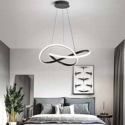 Modern Linear Pendant Light With Soft Glow For Dining