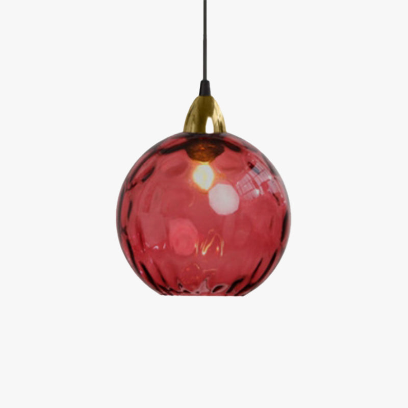 Water Ripple Effect Glass Pendant Light