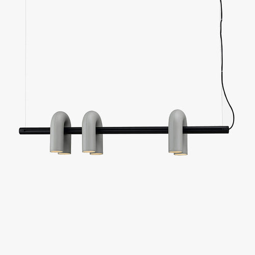 3 U Shaped Lights Elegant Linear Pendant Light