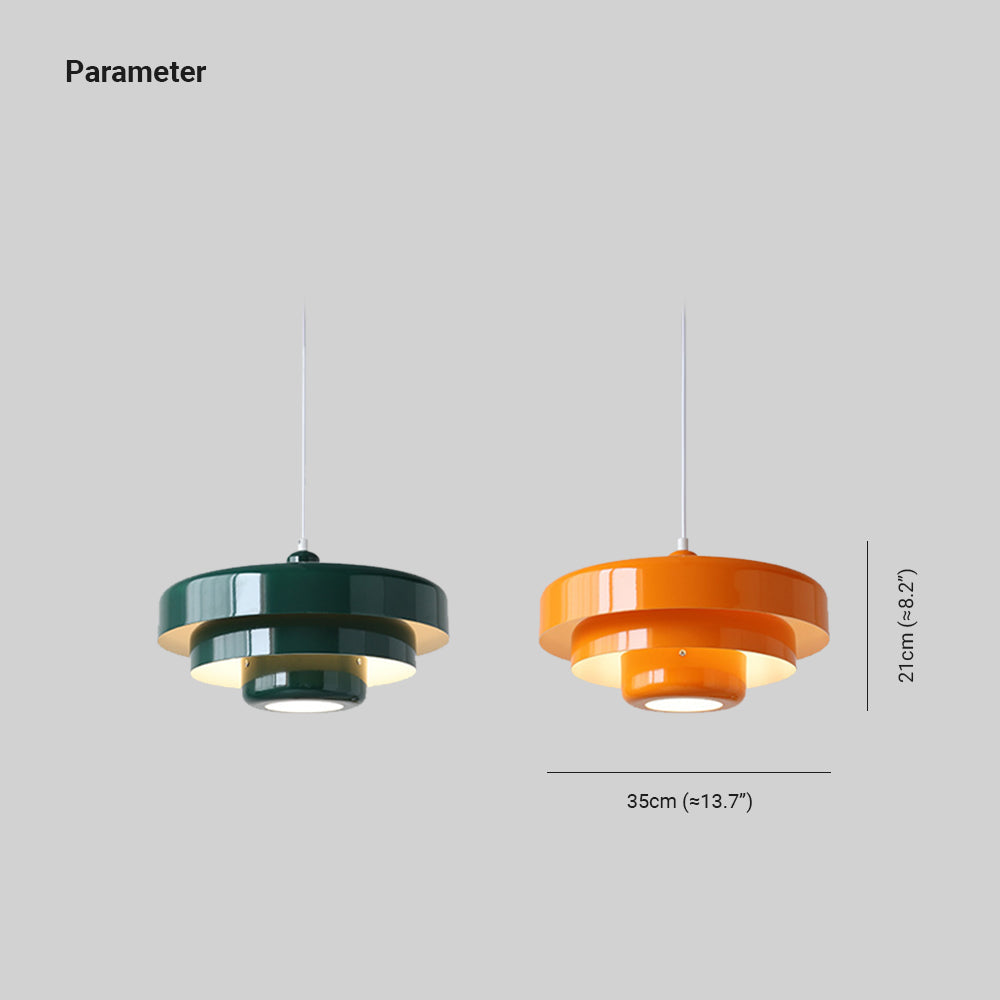 Three Bowl Ansel Pendant Light With Ambient Glow