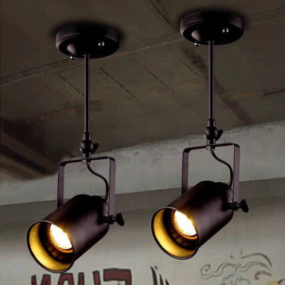 Semi Flush Mount Rotating Industrial Ceiling Light