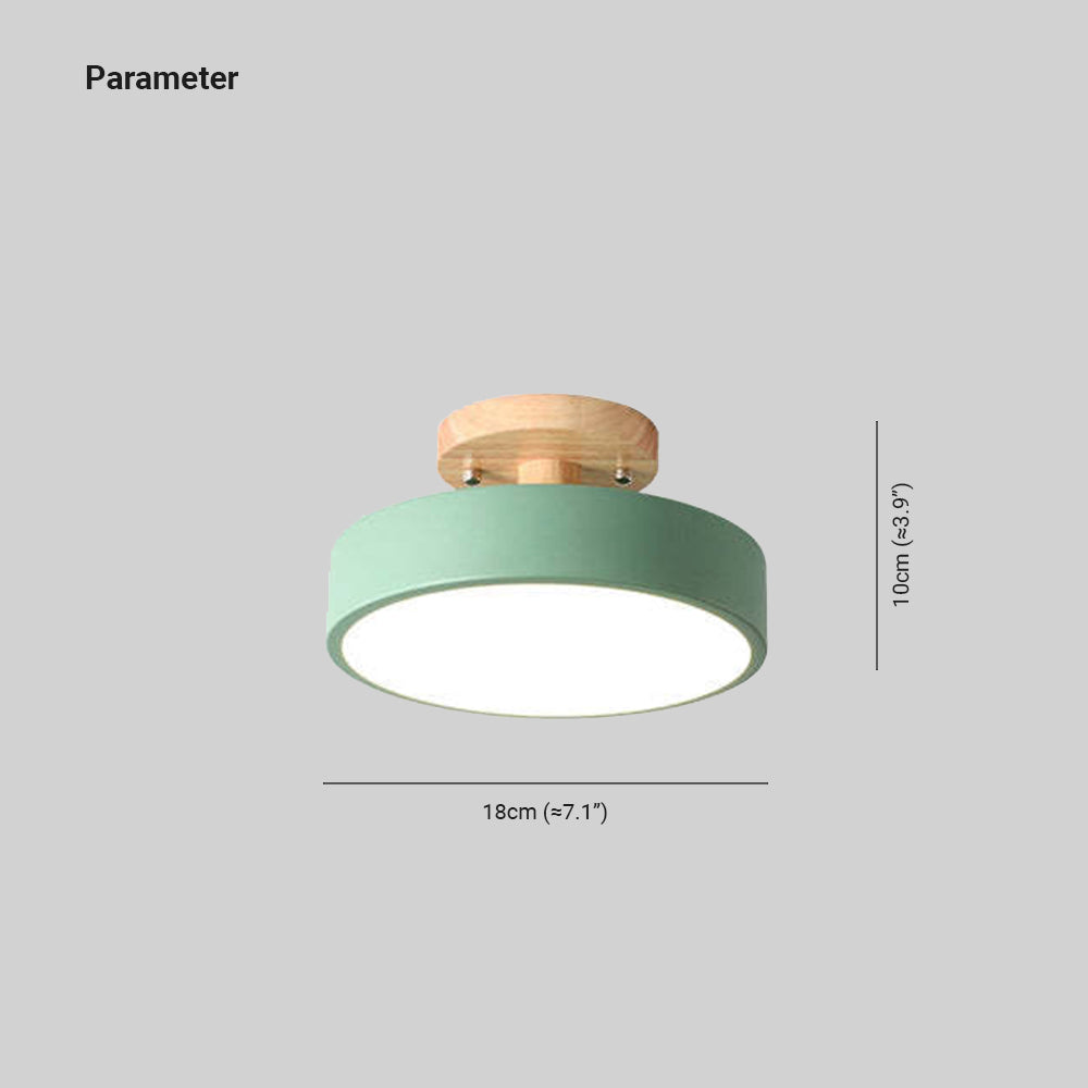 Ceiling Light With 3 Colour Temperatures Round LED Flush Mount