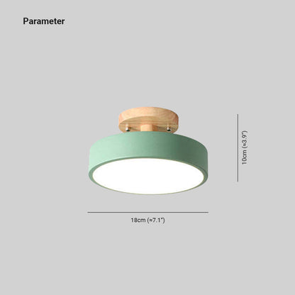 Ceiling Light With 3 Colour Temperatures Round LED Flush Mount