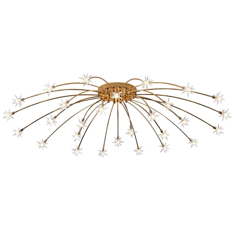 Flush Mount Ceiling Light Aurora Starry Art Deco