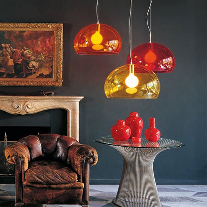 Minimal Nordic Pendant Light Soft With Ambient Glow
