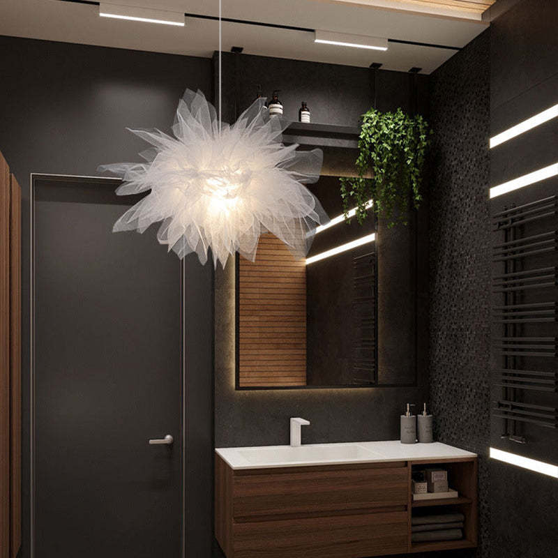 Soft Ambient Glow Fabric Pendant Light
