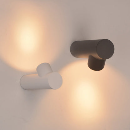 White And Black Contemporary Outdoor Waterproof Wall Light